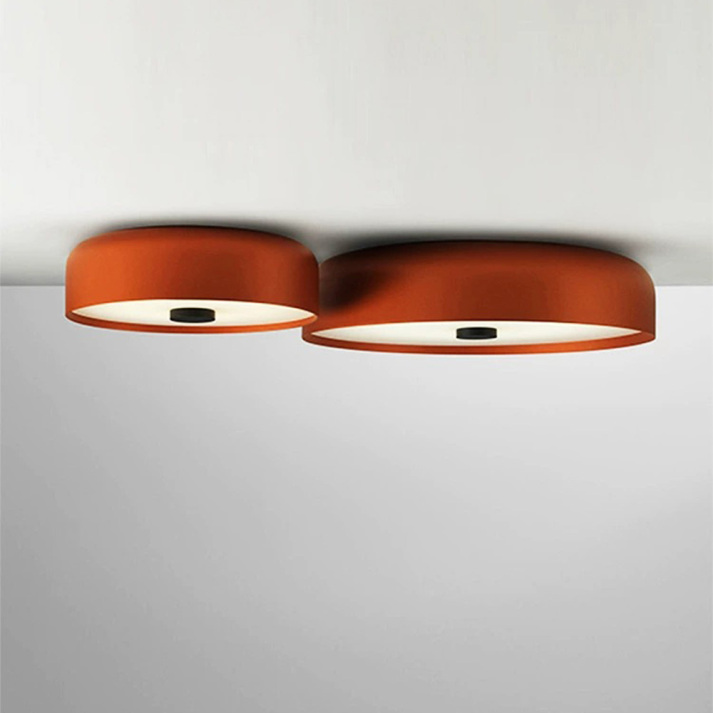Nordic Retro Ceiling Light, Scandinavian LED Flush Mount Lamp, Warm Ceiling Light for Living Room, Bedroom and Hallway