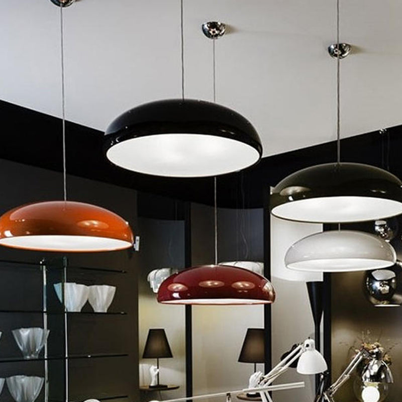 Lira Artistic Deco Pendant Light, Minimalist Brushed Metal Ceiling Hanging Lamp for Dining Room, Living Room and Hallway