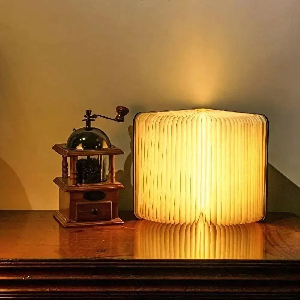 Lumibook Table Lamp, Contemporary Rechargeable LED Desk Lamp, Adjustable Cordless Light for Home Office, Study and Bedroom