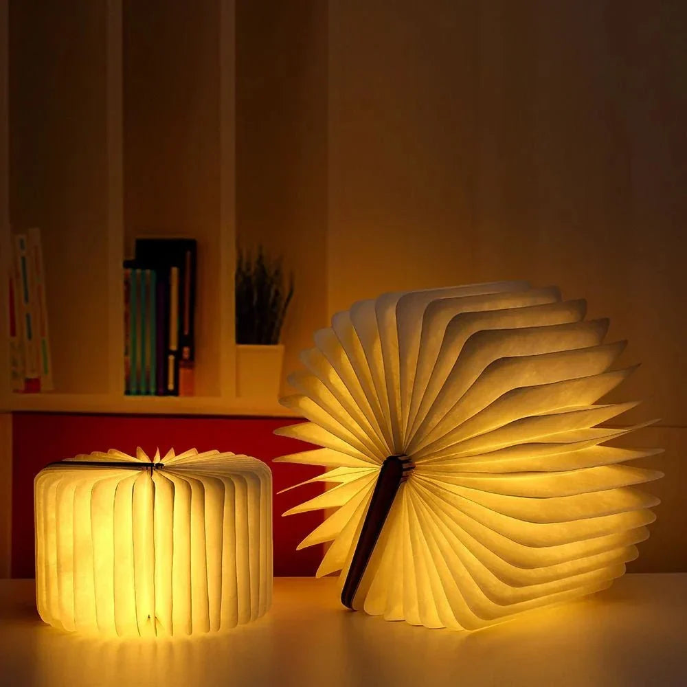 Lumibook Table Lamp, Contemporary Rechargeable LED Desk Lamp, Adjustable Cordless Light for Home Office, Study and Bedroom