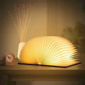 Lumibook Table Lamp, Contemporary Rechargeable LED Desk Lamp, Adjustable Cordless Light for Home Office, Study and Bedroom