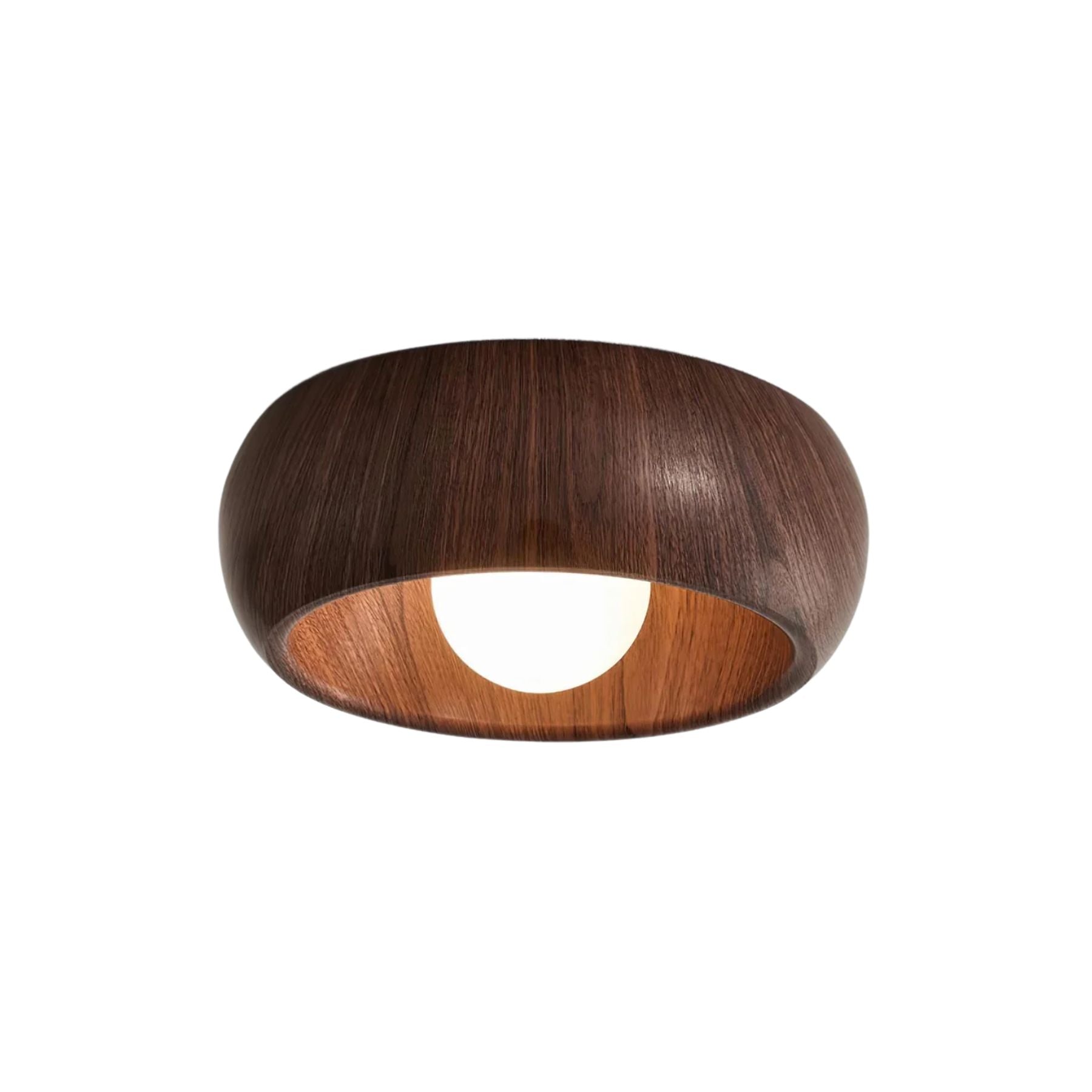 Albanora Ceiling Lamp, Minimalist Solid Wood LED Ceiling Light for Living Room, Bedroom, Hallway and Dining Room