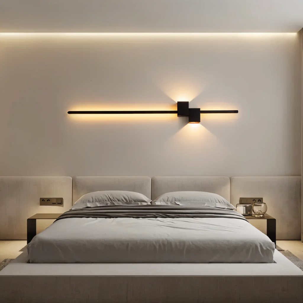 LED Wall Light, Minimalist Integrated LED Wall Sconce, Clean Line Wall Washer for Living Room, Bedroom, Hallway and Stairs