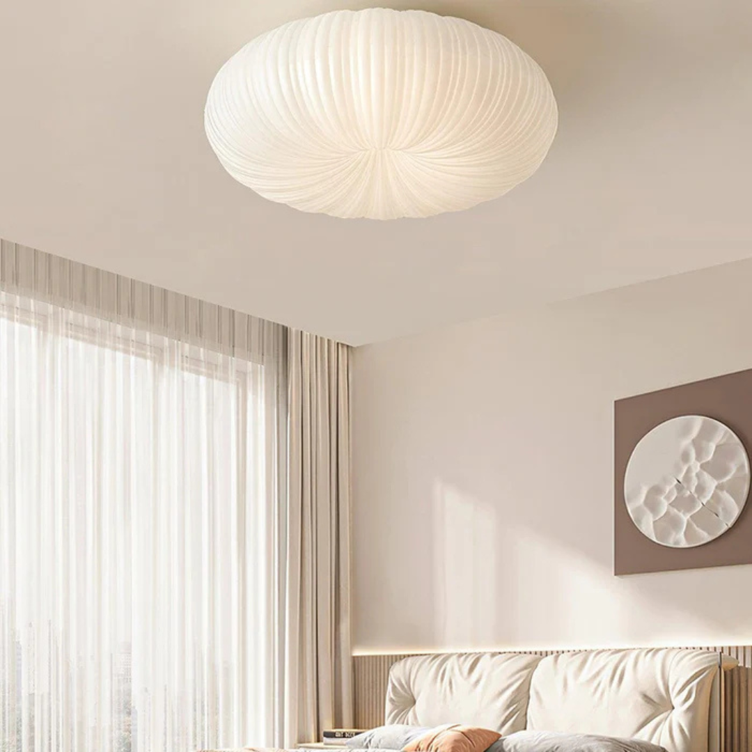 Olara Ceiling Light, Minimalist LED Flush Mount Ceiling Lamp, Warm Low Ceiling Light for Living Room, Bedroom, Hallway and Kitchen