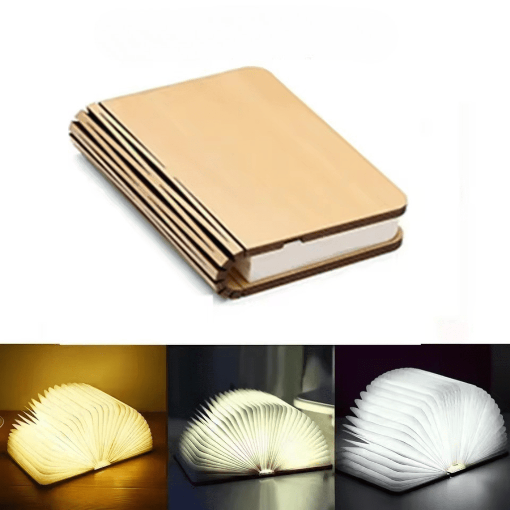 Lumibook Table Lamp, Contemporary Rechargeable LED Desk Lamp, Adjustable Cordless Light for Home Office, Study and Bedroom