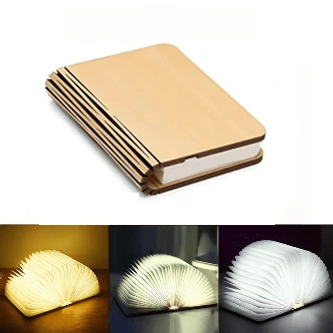 Lumibook Table Lamp, Contemporary Rechargeable LED Desk Lamp, Adjustable Cordless Light for Home Office, Study and Bedroom