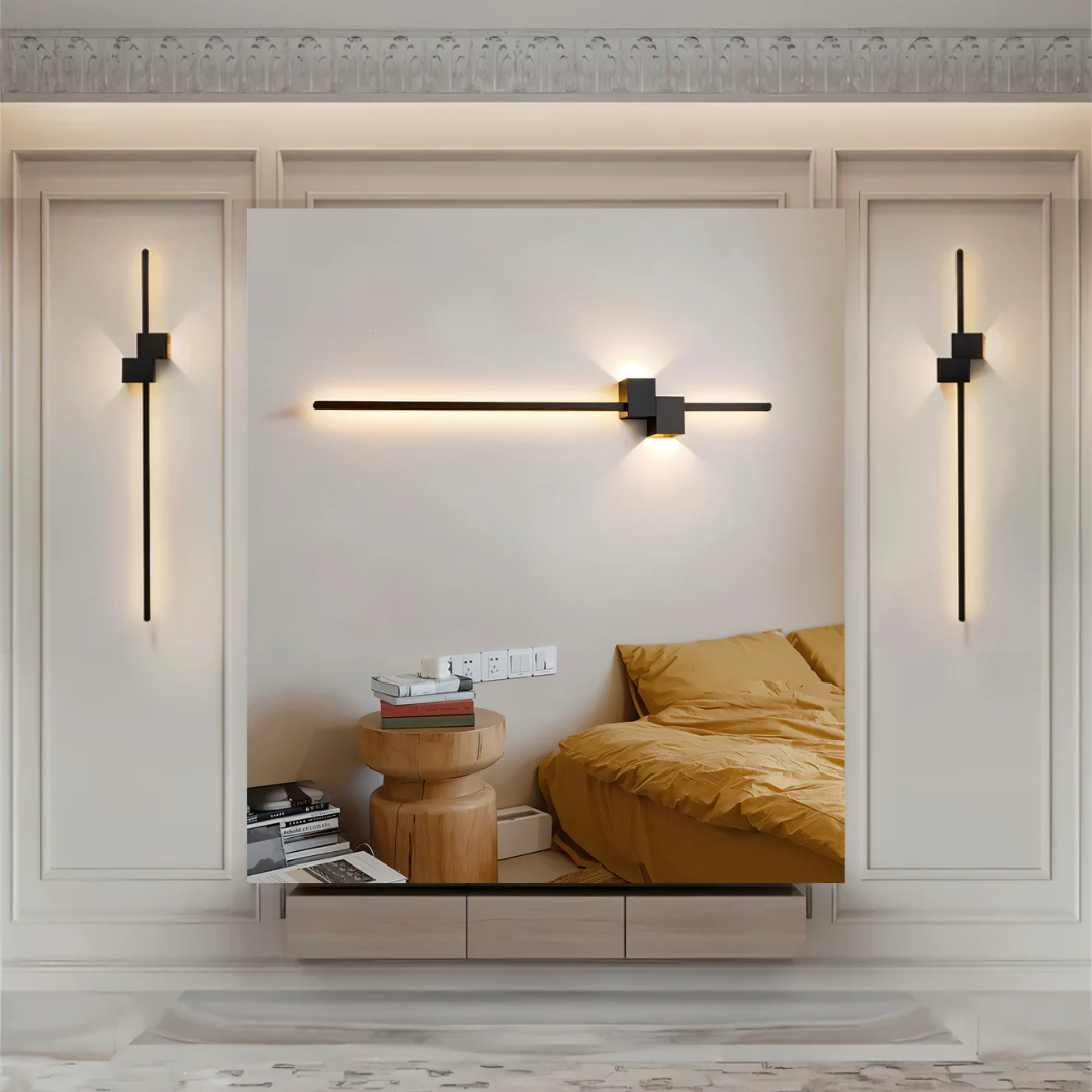 LED Wall Light, Minimalist Integrated LED Wall Sconce, Clean Line Wall Washer for Living Room, Bedroom, Hallway and Stairs