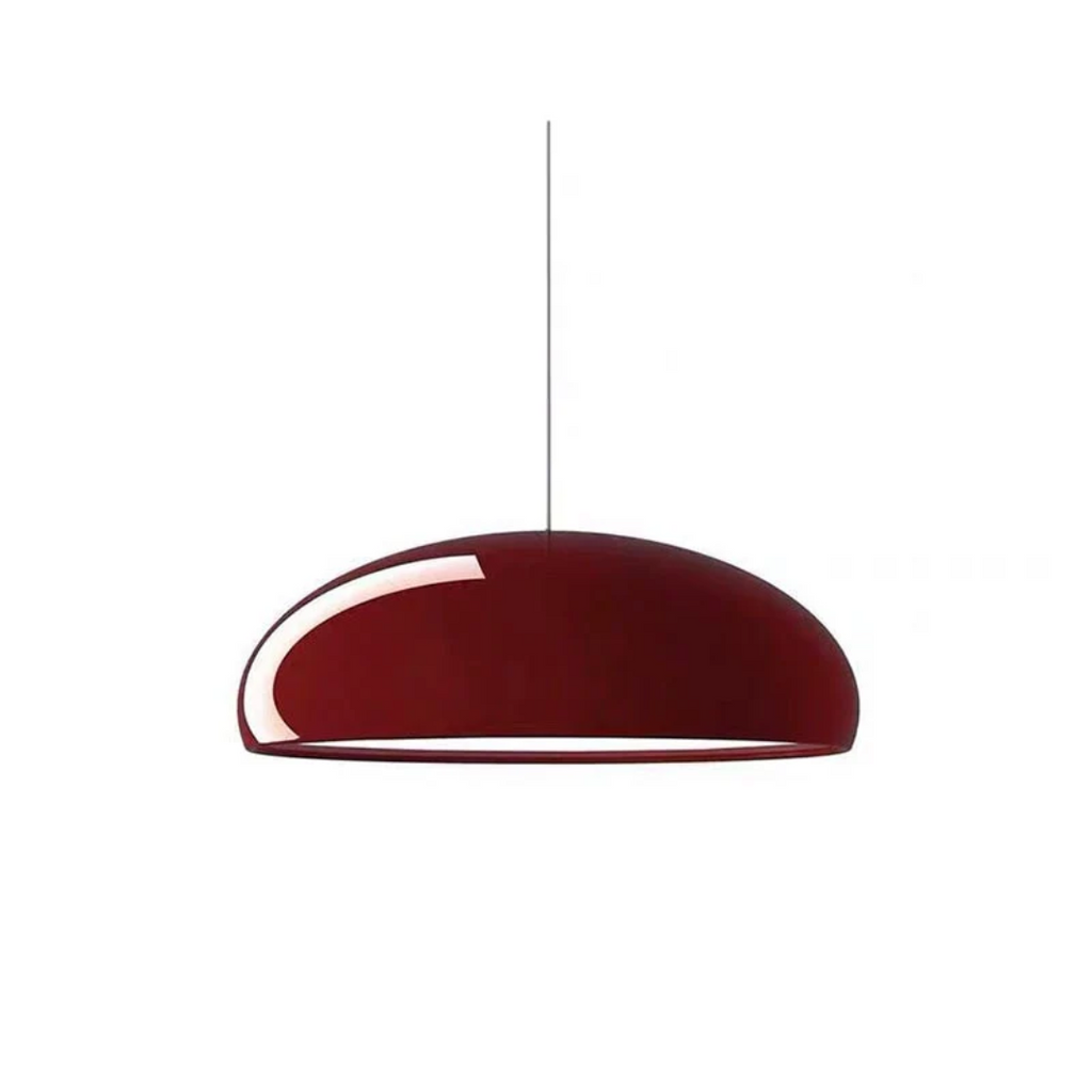 Horus Pendant Light, Minimalist Brushed Metal Ceiling Light, Concealed Fitting Hanging Lamp for Dining Room, Kitchen Island and Hallway