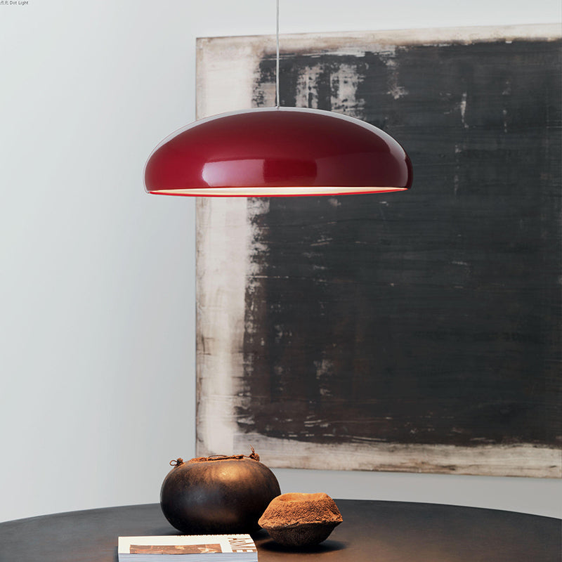 Lira Artistic Deco Pendant Light, Minimalist Brushed Metal Ceiling Hanging Lamp for Dining Room, Living Room and Hallway