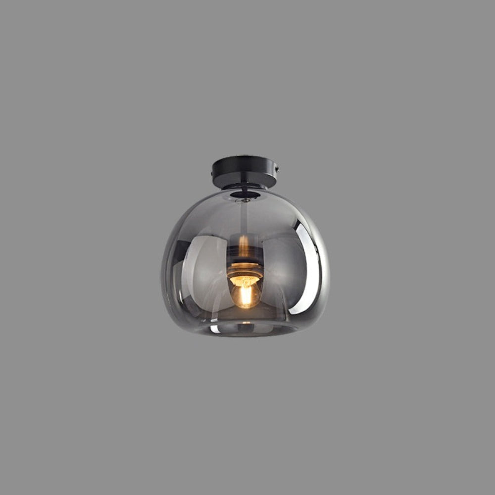 Vintage Bubble Glass Ceiling Light, Retro Bubble Glass Pendant Light, Vintage Hanging Lamp for Living Room, Bedroom, Hallway and Kitchen