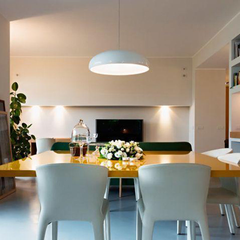 Lira Artistic Deco Pendant Light, Minimalist Brushed Metal Ceiling Hanging Lamp for Dining Room, Living Room and Hallway