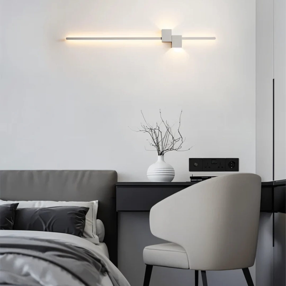 LED Wall Light, Minimalist Integrated LED Wall Sconce, Clean Line Wall Washer for Living Room, Bedroom, Hallway and Stairs