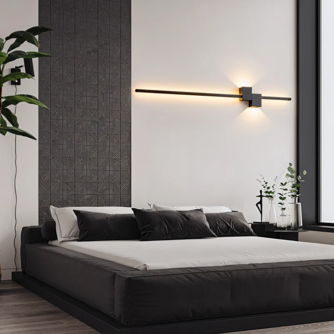 LED Wall Light, Minimalist Integrated LED Wall Sconce, Clean Line Wall Washer for Living Room, Bedroom, Hallway and Stairs