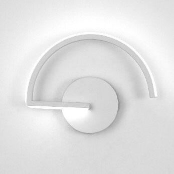 Curves Line LED Wall Light, Minimalist Continuous Arc LED Wall Washer for Living Room, Bedroom, Hallway and Stairwell