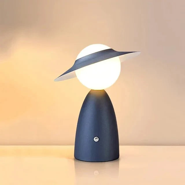 TouchBright Wireless Rechargeable Lamp, Contemporary Dimmable Cordless Touch Lamp, Portable Desk Light for Home Office, Bedside and Shelf