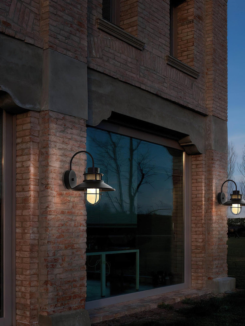 Felix Outdoor Wall Lamp, Industrial Waterproof Exterior Wall Sconce, Weather Ready Hanging Light for Garden, Porch, Patio and Front Door