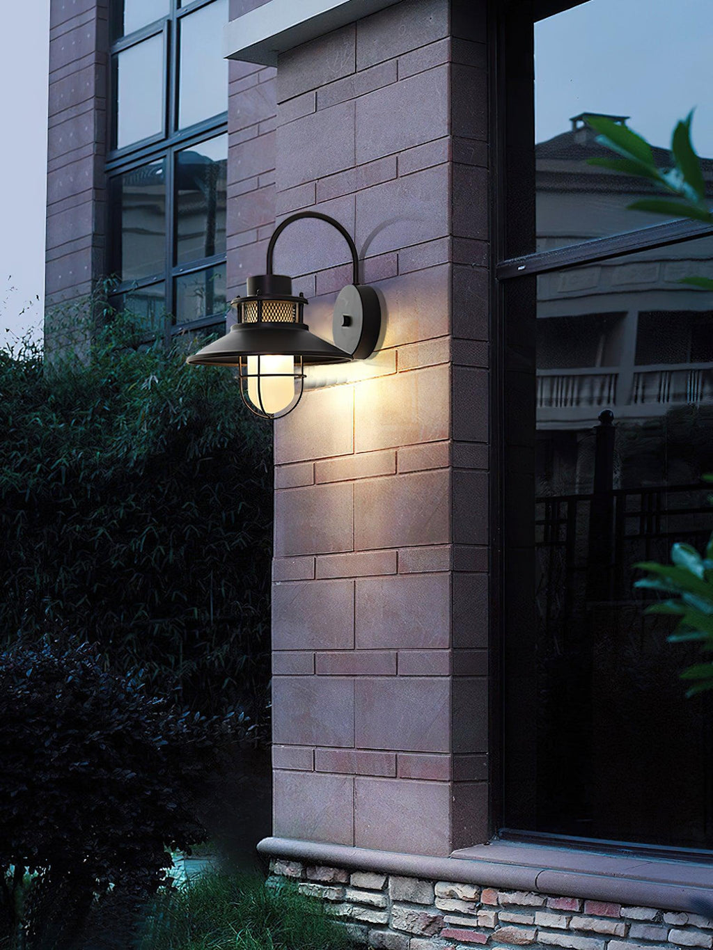 Felix Outdoor Wall Lamp, Industrial Waterproof Exterior Wall Sconce, Weather Ready Hanging Light for Garden, Porch, Patio and Front Door