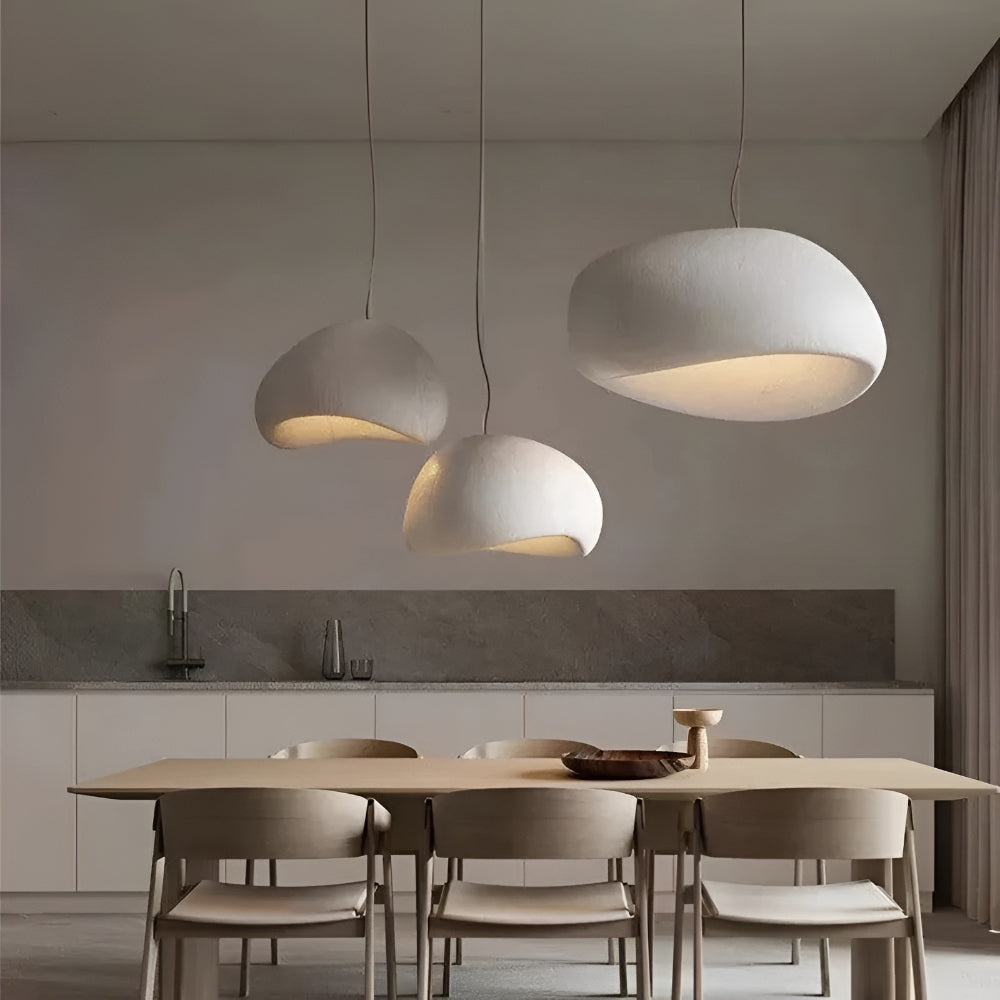 Zenith Glow, Scandinavian Handcrafted LED Pendant Light, Modern Hanging Ceiling Lamp for Dining Room, Living Room and Bedroom