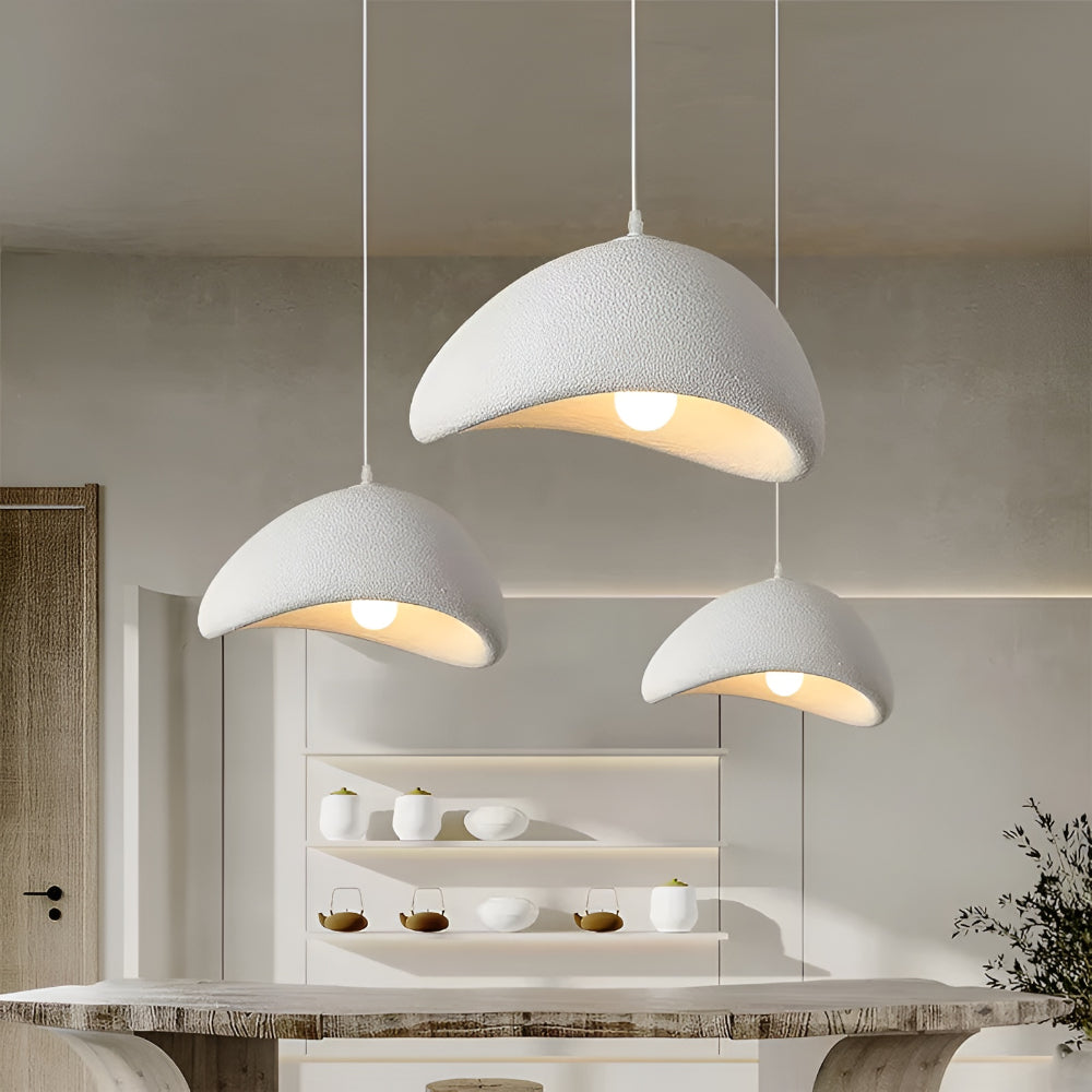 Zenith Glow, Scandinavian Handcrafted LED Pendant Light, Modern Hanging Ceiling Lamp for Dining Room, Living Room and Bedroom