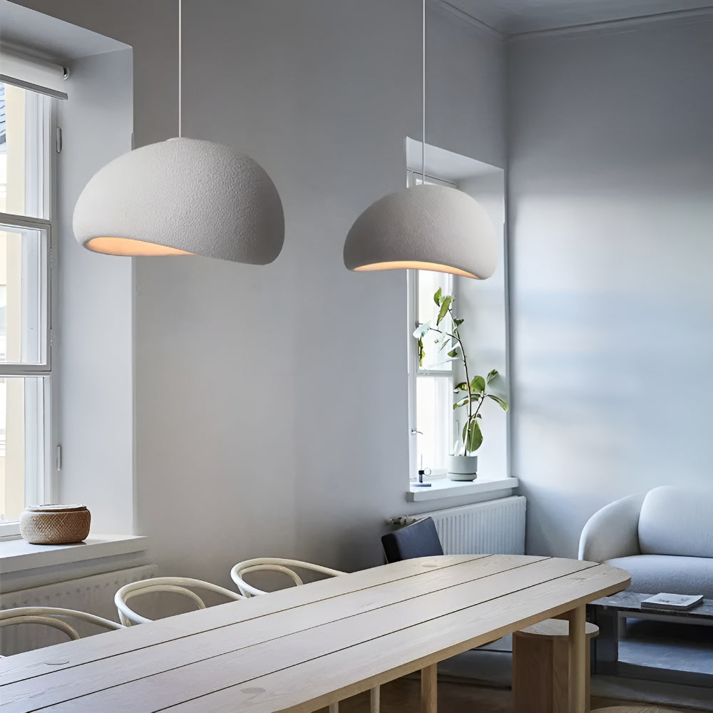 Zenith Glow, Scandinavian Handcrafted LED Pendant Light, Modern Hanging Ceiling Lamp for Dining Room, Living Room and Bedroom