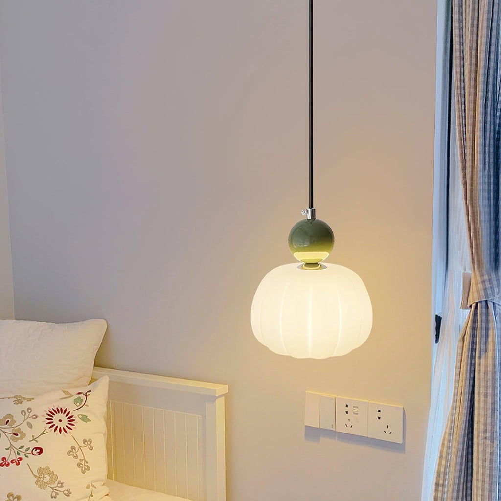 Yedra Pendant Lamp, Contemporary Resin Ceiling Light, Organic Round Hanging Lamp for Dining Room, Living Room and Bedroom