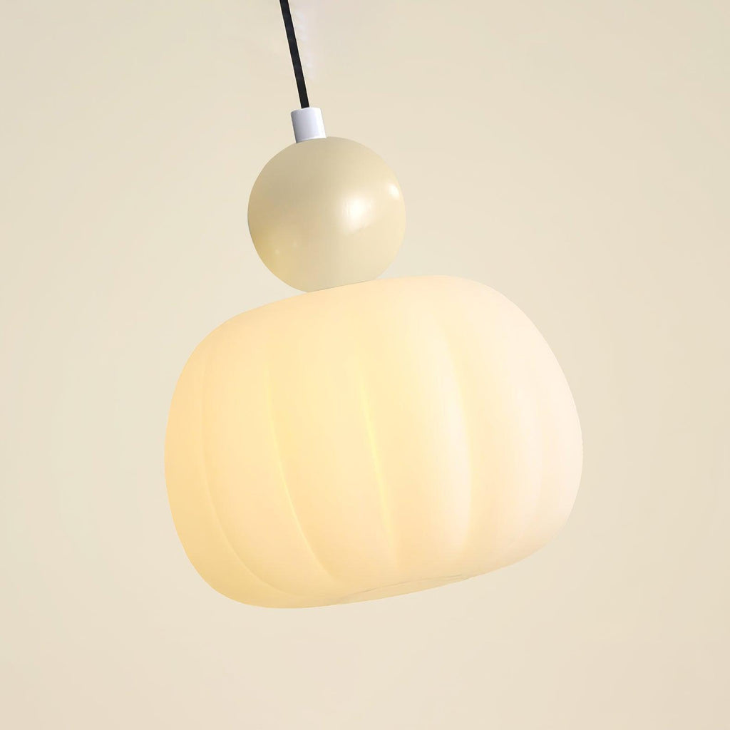 Yedra Pendant Lamp, Contemporary Resin Ceiling Light, Organic Round Hanging Lamp for Dining Room, Living Room and Bedroom
