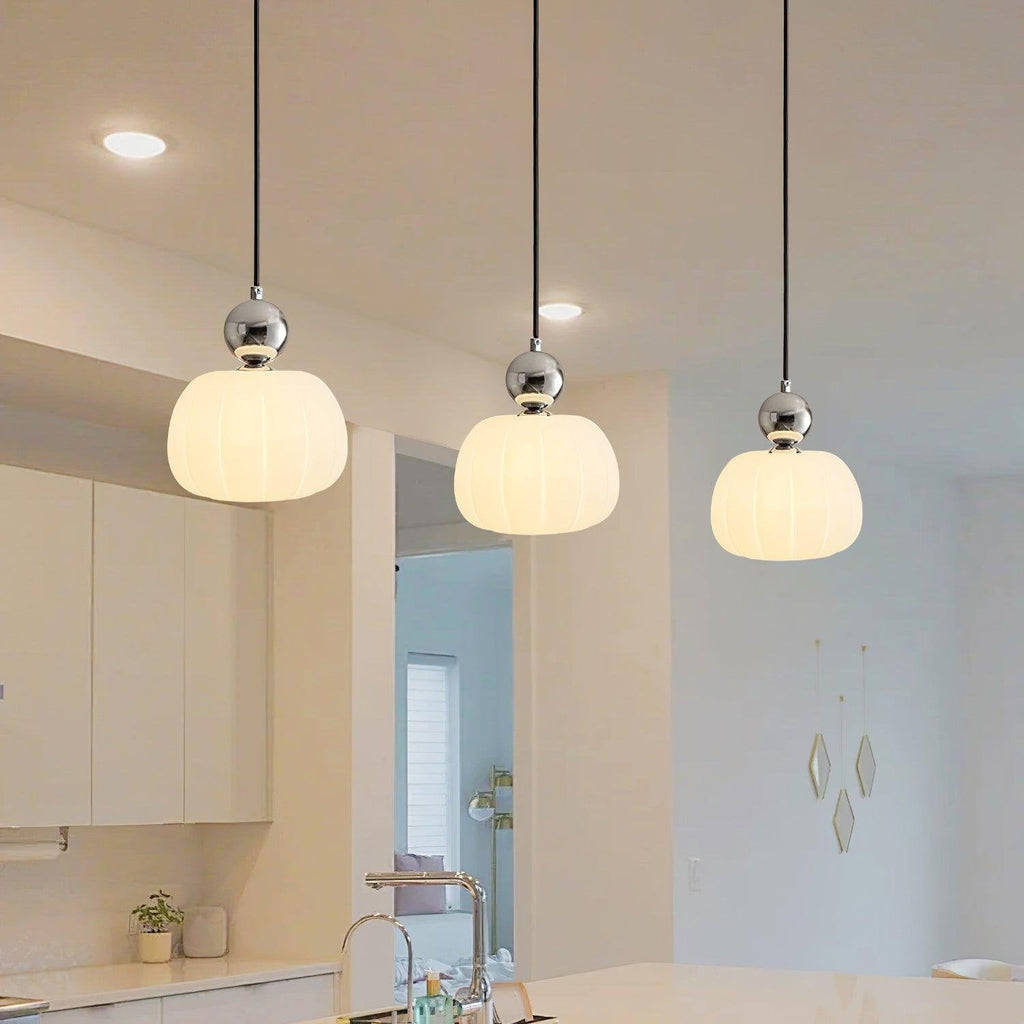 Yedra Pendant Lamp, Contemporary Resin Ceiling Light, Organic Round Hanging Lamp for Dining Room, Living Room and Bedroom
