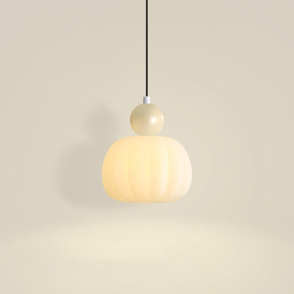 Yedra Pendant Lamp, Contemporary Resin Ceiling Light, Organic Round Hanging Lamp for Dining Room, Living Room and Bedroom