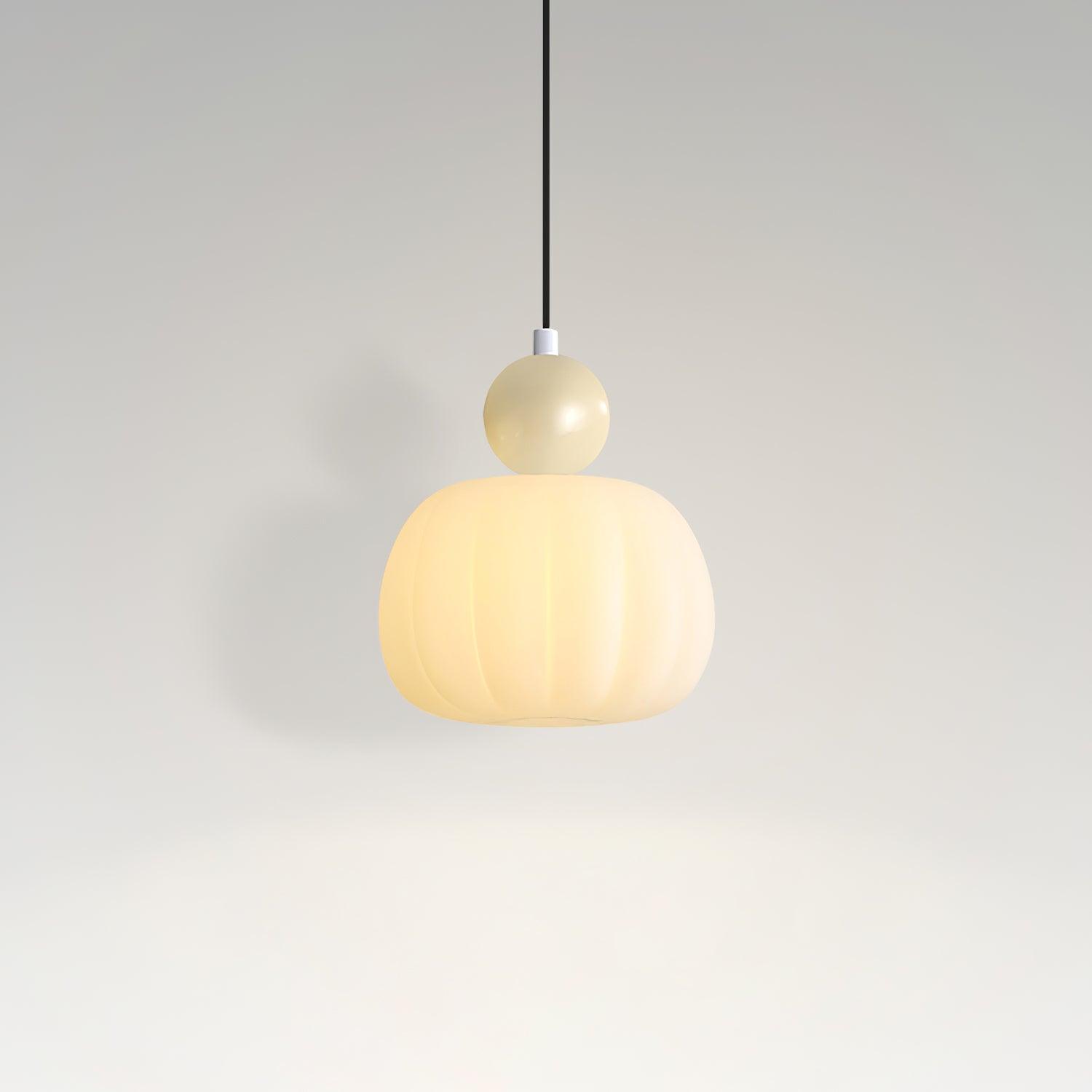 Yedra Pendant Lamp, Contemporary Resin Ceiling Light, Organic Round Hanging Lamp for Dining Room, Living Room and Bedroom
