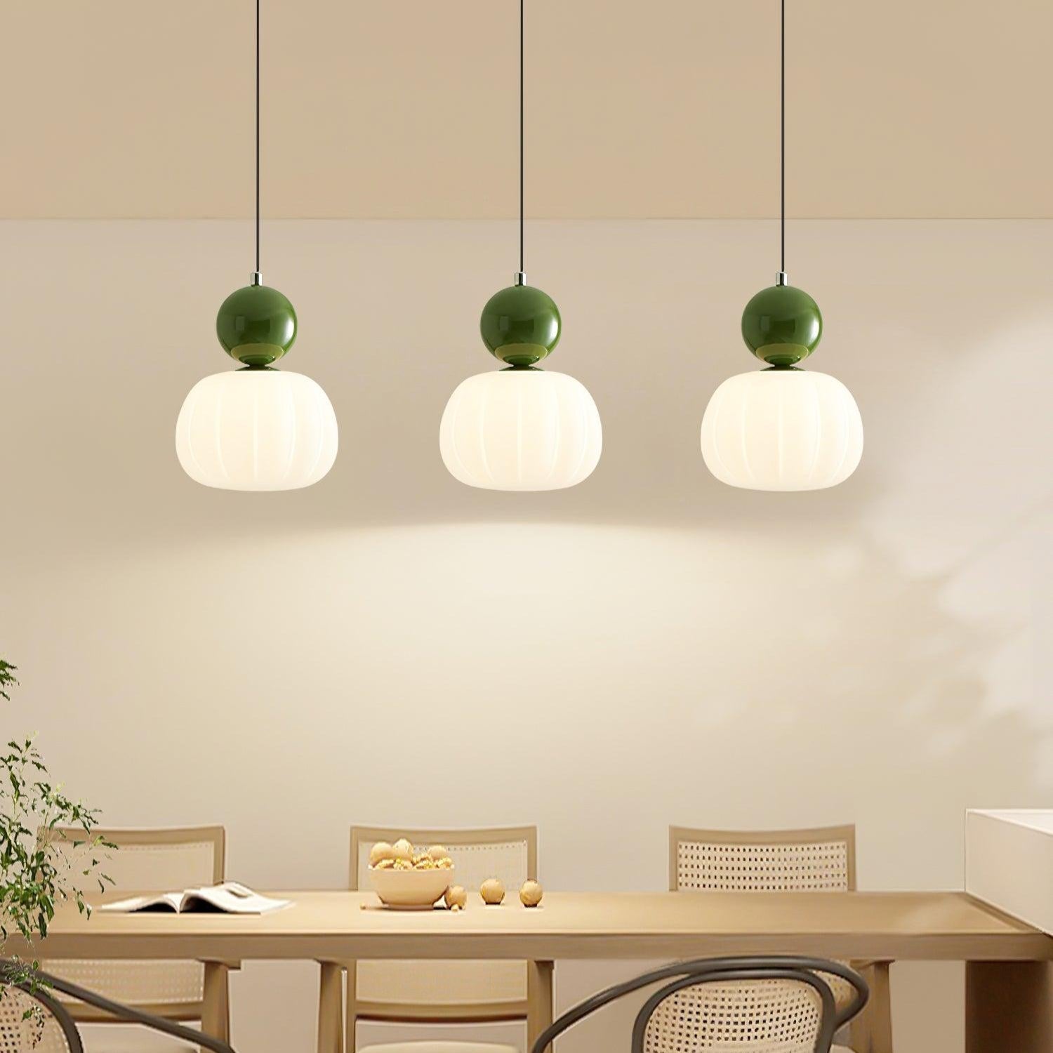 Yedra Pendant Lamp, Contemporary Resin Ceiling Light, Organic Round Hanging Lamp for Dining Room, Living Room and Bedroom