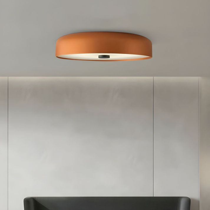 Nordic Retro Ceiling Light, Scandinavian LED Flush Mount Lamp, Warm Ceiling Light for Living Room, Bedroom and Hallway
