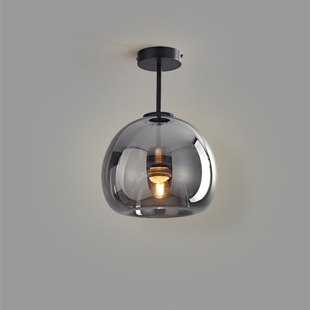 Vintage Bubble Glass Ceiling Light, Retro Bubble Glass Pendant Light, Vintage Hanging Lamp for Living Room, Bedroom, Hallway and Kitchen