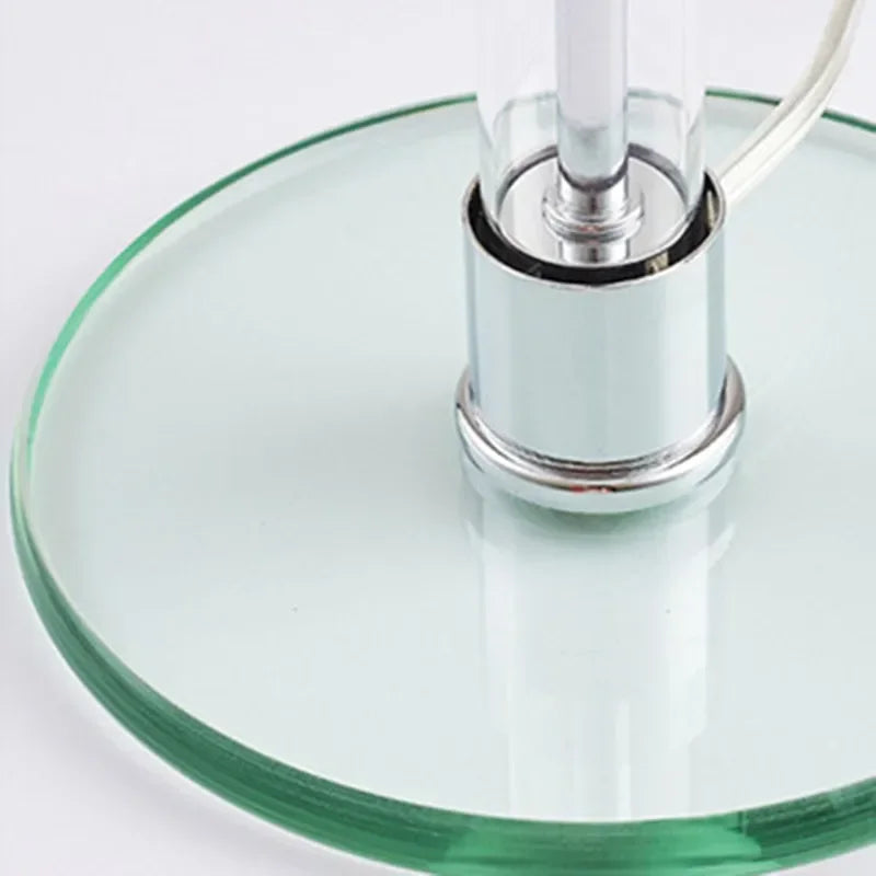 Wilhelm Bauhaus Table Lamp, Scandinavian Glass Desk Lamp, Designer Accent Light for Home Office, Study and Living Room