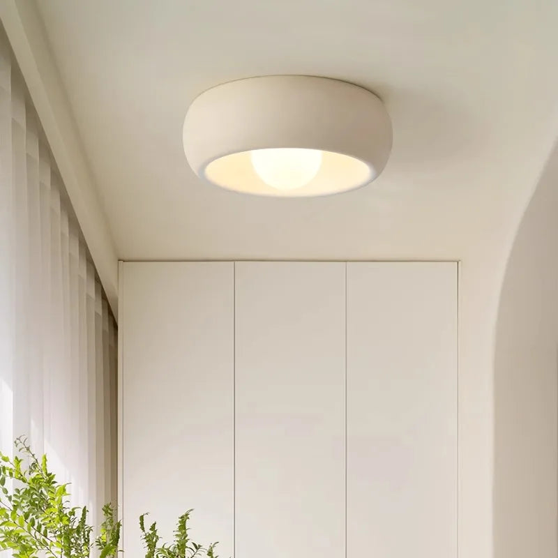 Minimalist Circular Ceiling Lamp, Modern Round Flush Mount Ceiling Light for Living Room, Bedroom, Hallway and Landing