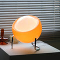 Bauhaus Glass Table Lamp, Scandinavian Retro Glass Desk Light for Home Office, Study, Bedroom and Living Room