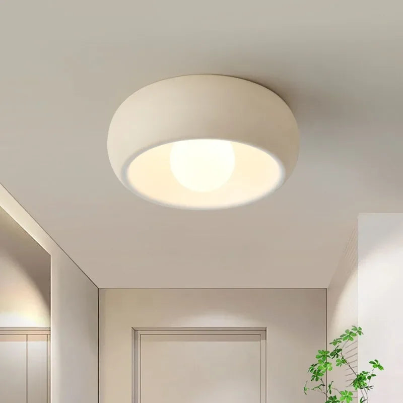 Minimalist Circular Ceiling Lamp, Modern Round Flush Mount Ceiling Light for Living Room, Bedroom, Hallway and Landing