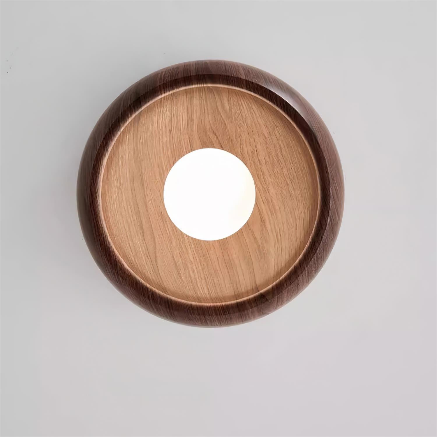 Albanora Ceiling Lamp, Minimalist Solid Wood LED Ceiling Light for Living Room, Bedroom, Hallway and Dining Room