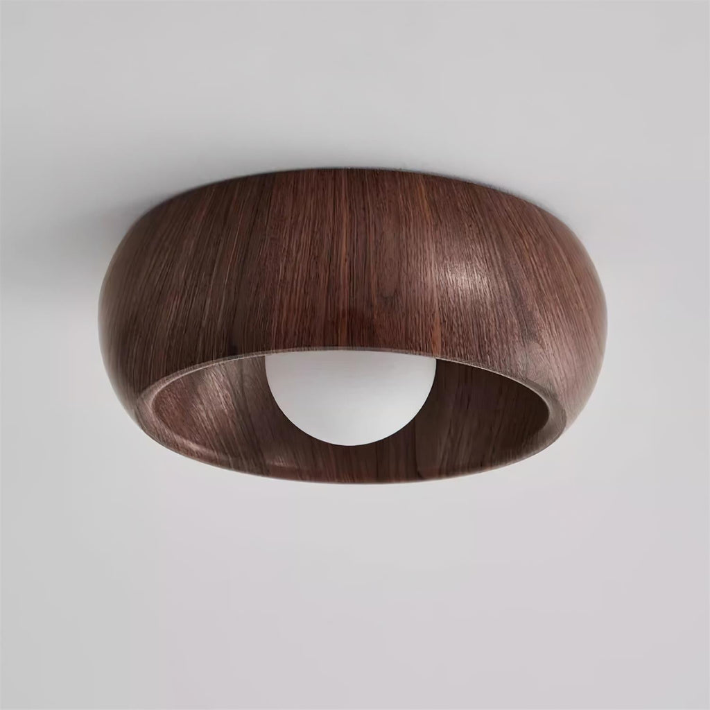 Albanora Ceiling Lamp, Minimalist Solid Wood LED Ceiling Light for Living Room, Bedroom, Hallway and Dining Room