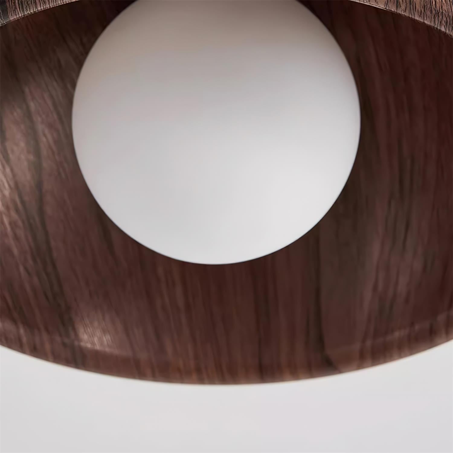 Albanora Ceiling Lamp, Minimalist Solid Wood LED Ceiling Light for Living Room, Bedroom, Hallway and Dining Room