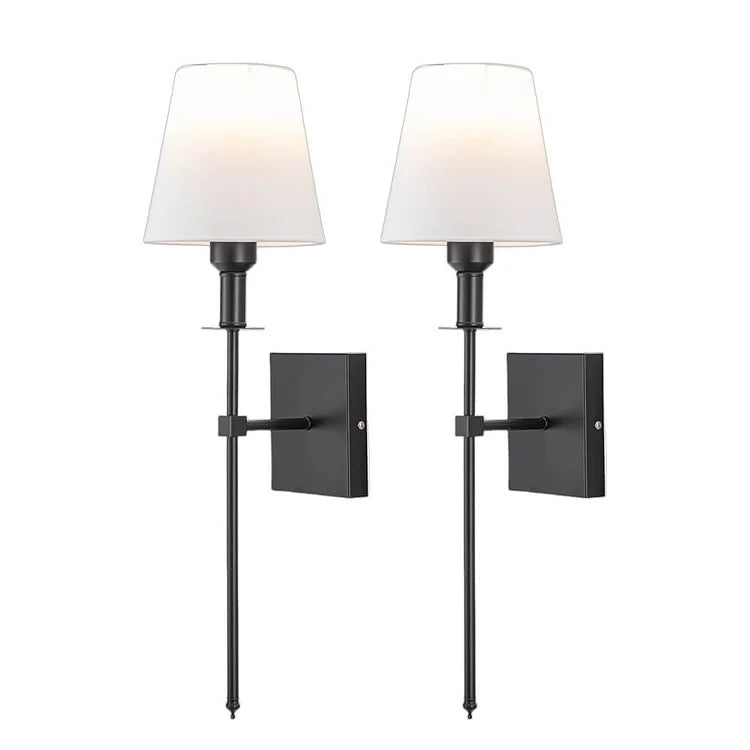 Rechargeable Wireless Wall Light 2 Pack, Contemporary Cordless Wall Sconces for Living Room, Bedroom, Hallway and Stairs