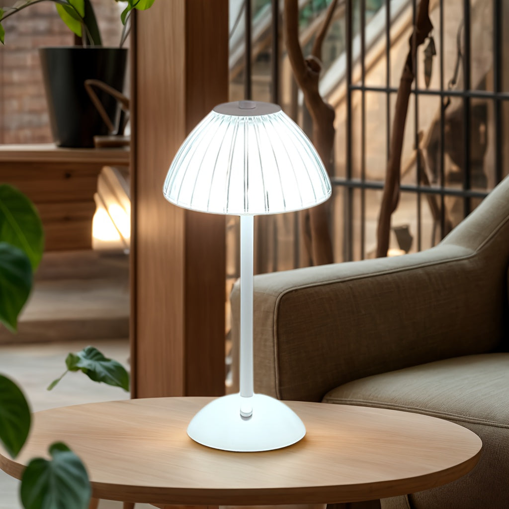 Golden Touch Table Lamp, Luxury Rechargeable Dimmable Desk Lamp, Cordless Touch Light for Home Office, Study and Bedroom
