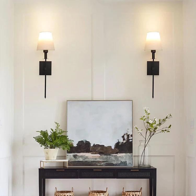 Rechargeable Wireless Wall Light 2 Pack, Contemporary Cordless Wall Sconces for Living Room, Bedroom, Hallway and Stairs