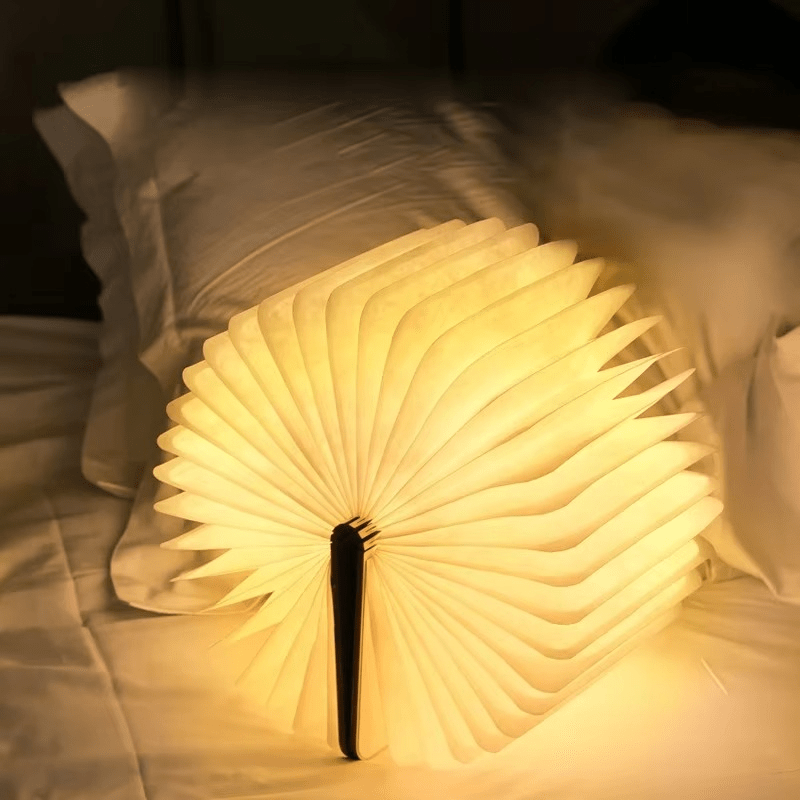 Lumibook Table Lamp, Contemporary Rechargeable LED Desk Lamp, Adjustable Cordless Light for Home Office, Study and Bedroom