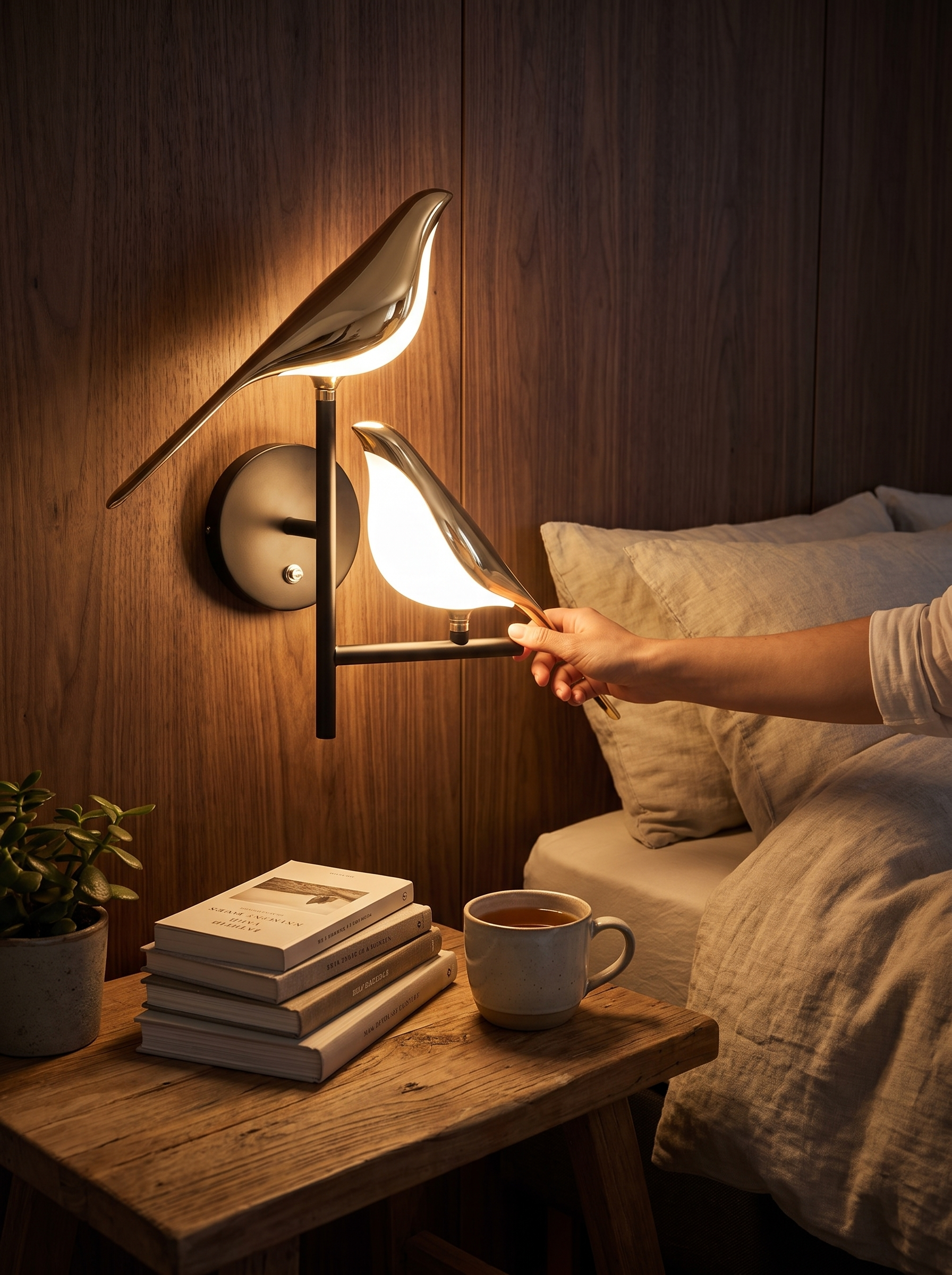 Golden Birdlight Wall Lamp lifestyle 3