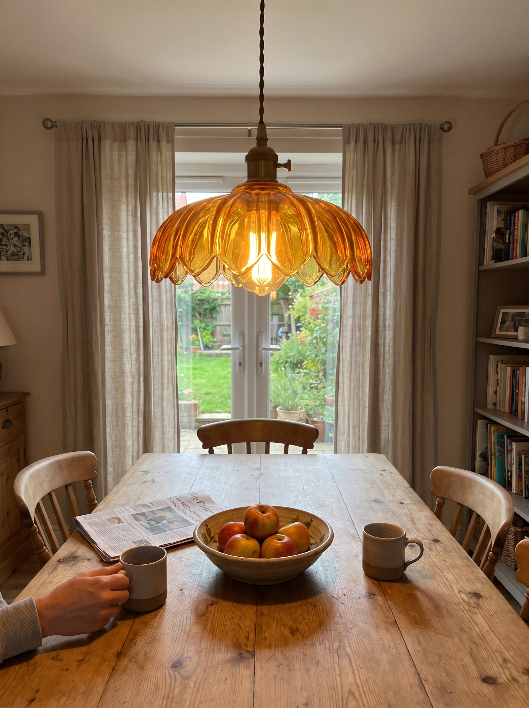 Vintage Flower Pendant Lamp lifestyle 1
