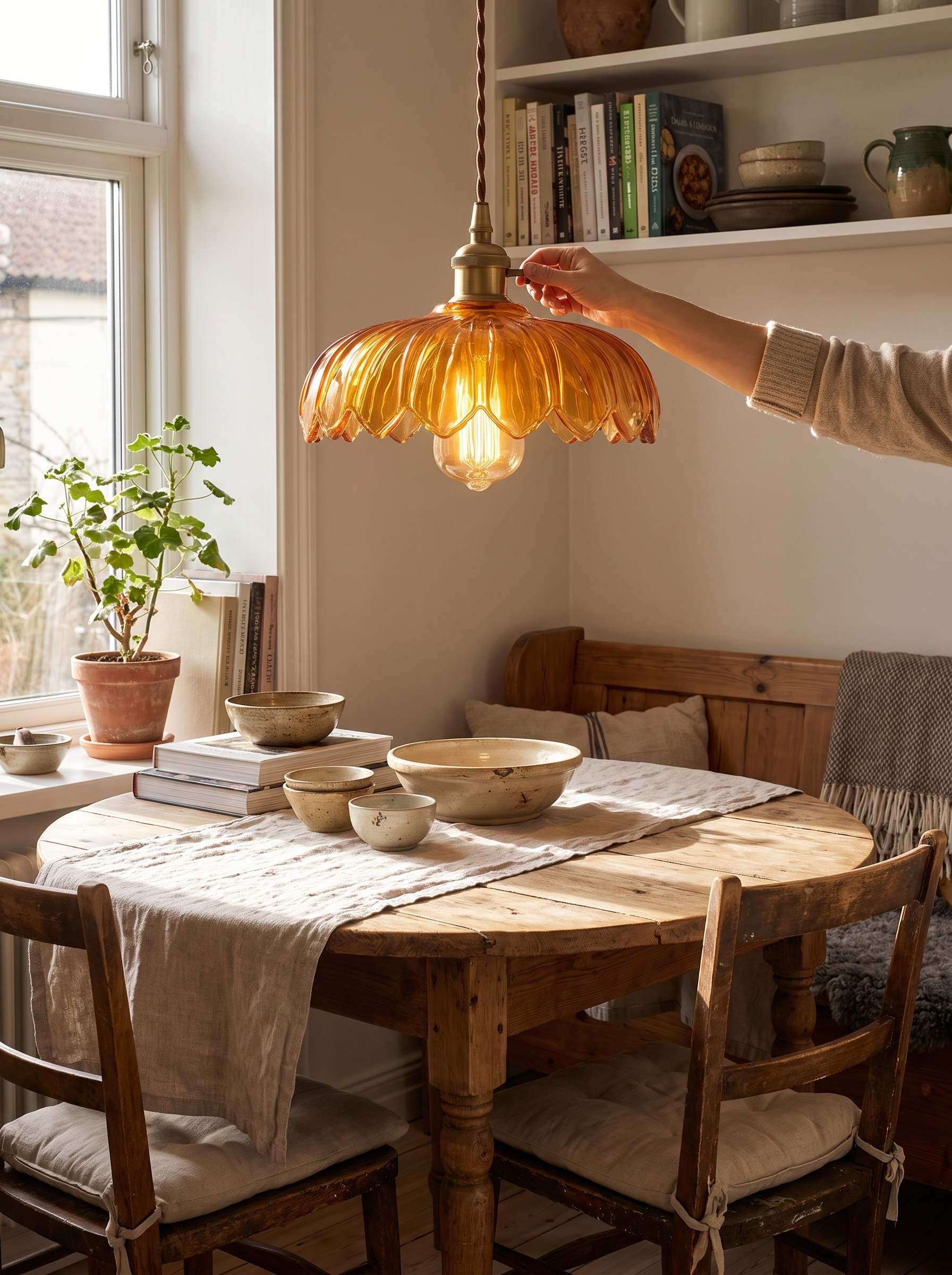 Vintage Flower Pendant Lamp lifestyle 2