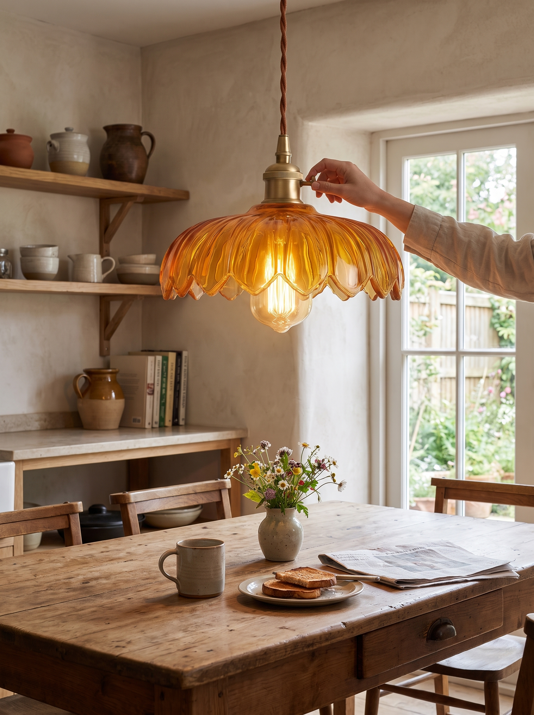 Vintage Flower Pendant Lamp lifestyle 3