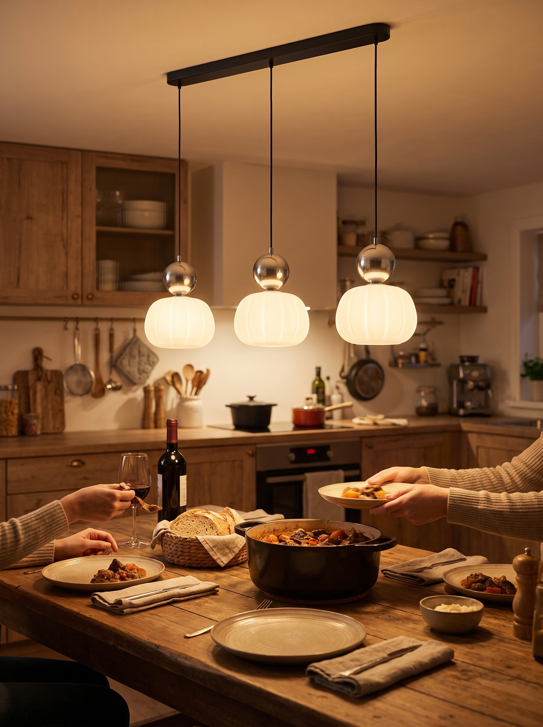 Nordic Pumpkin Pendant Light lifestyle 3