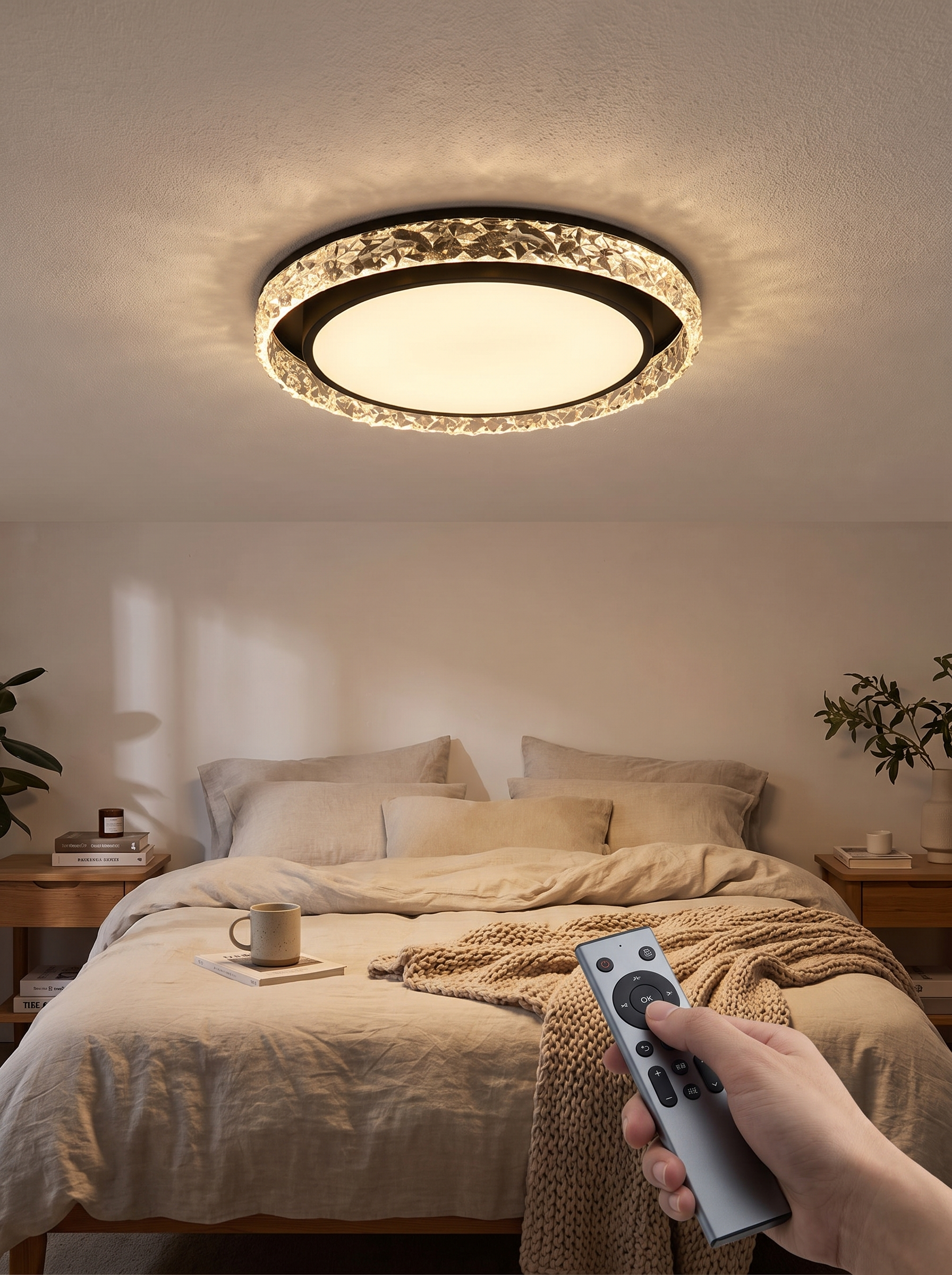 Crystal Halo LED Ceiling Light lifestyle 2