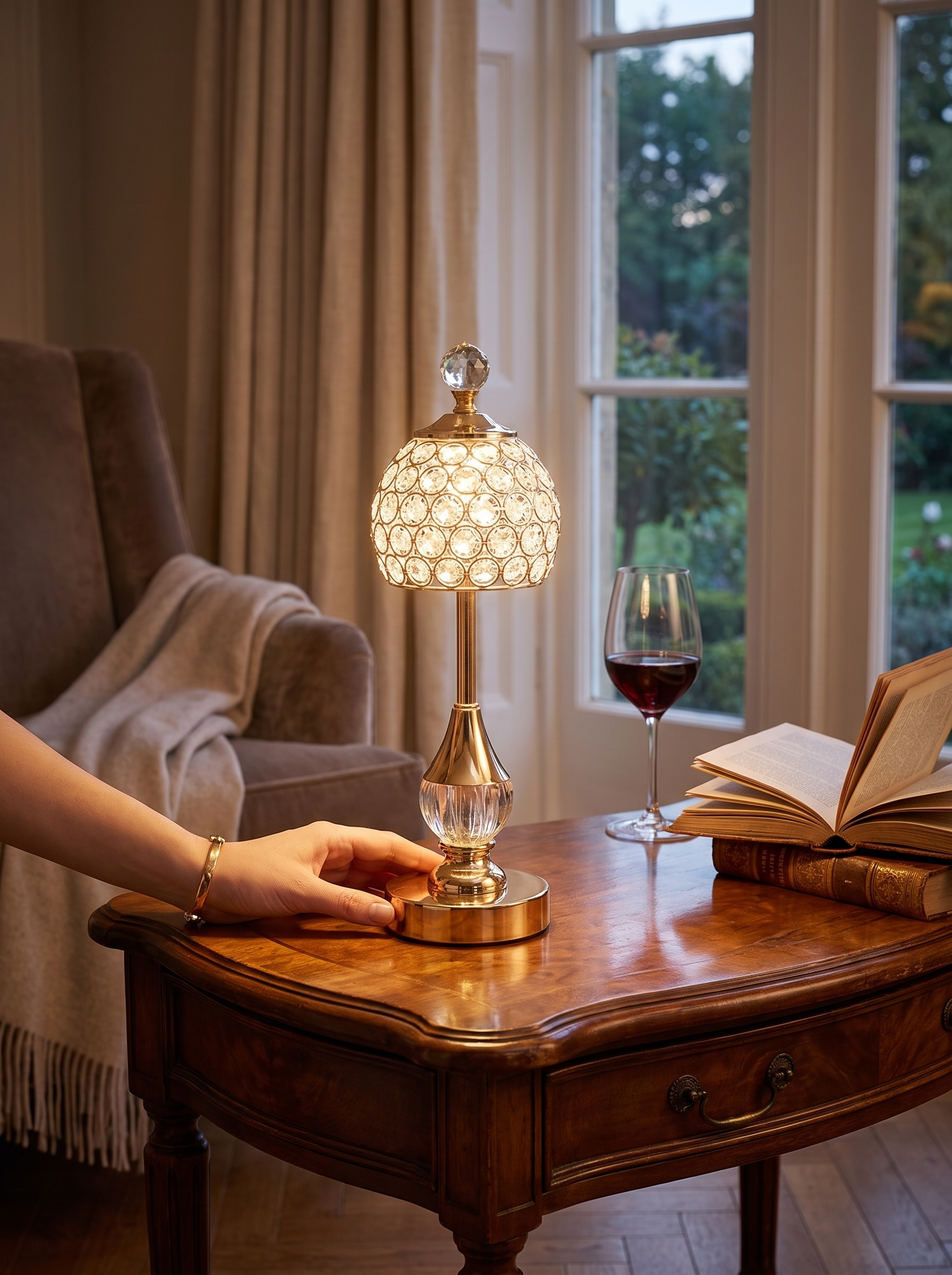 Crystal Touch Table Lamp lifestyle image 3